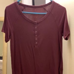 Maroon Aerie T-Shirt